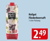 Fliederbeersaft von Hofgut im aktuellen famila Nordost Prospekt