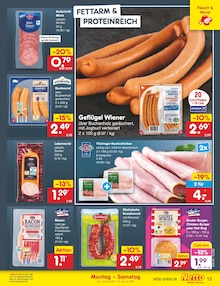 Wurst im Netto Marken-Discount Prospekt "Aktuelle Angebote" mit 59 Seiten (Halle (Saale))