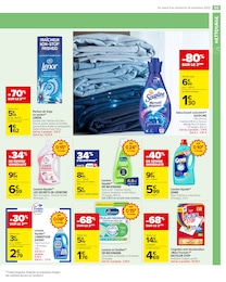 Prix et réduction Soupline dans le prospectus Carrefour Market en cours Offre Soupline dans le catalogue Carrefour Market du moment à la page 57