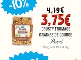 Crusty Fromage Graines de Courge - Pural dans le catalogue Naturalia