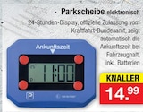 Parkscheibe elektronisch Angebote bei Zimmermann Gronau für 14,99 €
