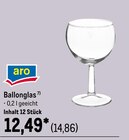 Ballonglas von aro im aktuellen METRO Prospekt für 14,86 €