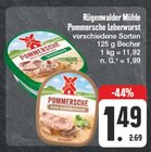 Pommersche Leberwurst Angebote von Rügenwalder Mühle bei EDEKA Jena für 1,49 €