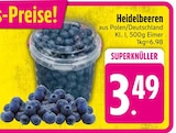 EDEKA - Heidelbeeren Angebot im Prospekt Heidelbeeren bei EDEKA im Prospekt "" für 3,49 €