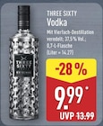 Vodka im Angebot bei ALDI Nord in Mettmann Vodka Angebote von THREE SIXTY bei ALDI Nord Mettmann für 9,99 €