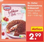 Backmischung Erdbeerzeit im Angebot bei Netto Marken-Discount in Weiden Backmischung Erdbeerzeit Angebote von Dr. Oetker bei Netto Marken-Discount Weiden für 2,99 €