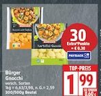 Gnocchi im EDEKA Prospekt Gnocchi von Bürger im aktuellen EDEKA Prospekt für 1,99 €
