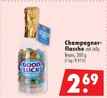 Champagnerflasche mit Jelly Beans im aktuellen Mäc-Geiz Prospekt