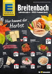 EDEKA Prospekt für Lohr mit 2 Seiten EDEKA Prospekt für Lohr: "Hier kommt der Herbst", 2 Seiten, 16.10.2025 - 18.10.2025