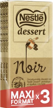 Chocolat dessert noir - Géant Casino à Paris Chocolat dessert noir en promo chez Géant Casino Paris à 3,64 €