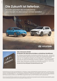 Hyundai Prospekt für Saarbrücken mit 8 Seiten Hyundai Prospekt für Saarbrücken: "Die Zukunft ist lieferbar.", 8 Seiten, 16.05.2022 - 12.06.2022