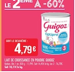 Lait de croissance en poudre - GUIGOZ dans le catalogue Supermarchés Match