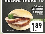 Schweine Spießbraten im Brötchen bei E center im Leverkusen Prospekt für 1,89 €