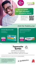 mea - meine apotheke Apotheken Prospekt der aktuellen Woche mit 4 Seiten, gültig von 01.06.2026 bis 30.06.2026, in Zirndorf und Umgebung Aktueller mea - meine apotheke Apotheken Prospekt in Zirndorf und Umgebung, "Unsere Juni-Angebote" mit 4 Seiten, 01.06.2026 - 30.06.2026