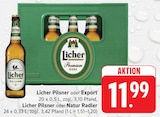 Pilsner im Angebot bei Trinkgut in Mainz Pilsner Angebote von Licher bei Trinkgut Mainz für 11,99 €