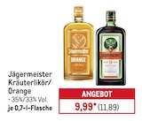 Kräuterlikör im Angebot bei METRO in Minden Kräuterlikör Angebote von Jägermeister bei METRO Minden für 11,89 €