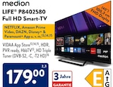 Hisense im ALDI SÜD Prospekt LIFE P8402580 Full HD Smart-TV von medion im aktuellen ALDI SÜD Prospekt für 179,00 €