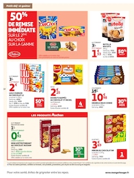 Prix et réduction Mini Chocolat dans le prospectus Auchan Supermarché en cours Offre Mini Chocolat dans le catalogue Auchan Supermarché du moment à la page 10
