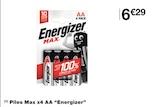 Piles Max x4 AA - Energizer en promo chez Monoprix Toulouse à 6,29 €