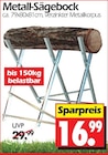 Metall-Sägebock bei Wreesmann im Meißen Prospekt für 16,99 €