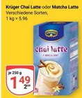 Chai Latte im Angebot bei GLOBUS in Neubrandenburg Chai Latte Angebote von Krüger bei GLOBUS Neubrandenburg für 1,49 €