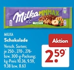 Schokolade im ALDI SÜD Prospekt Schokolade von Milka im aktuellen ALDI SÜD Prospekt für 2,59 €