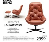 Loungesessel MEG drehbar von ROLF BENZ im aktuellen Zurbrüggen Prospekt