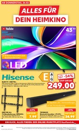 Aktueller Kaufland Prospekt mit Flachbildfernseher, "Aktuelle Angebote", Seite 44