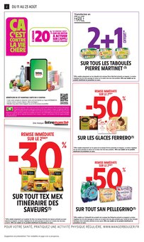 Catalogue Intermarché Express de la semaine 32, "-50% DE REMISE IMMÉDIATE SUR LE 2ÈME", page 2, 11/08/2026 - 23/08/2026 Prospectus Intermarché Express en cours, "-50% DE REMISE IMMÉDIATE SUR LE 2ÈME", page 2 sur 16