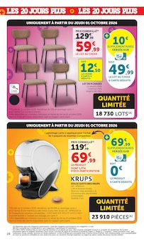 Promotion Meuble Cuisine dans le prospectus Super U, valable du 29/09/2026 au 11/10/2026 Promo Meuble Cuisine dans le catalogue Super U du moment à la page 28