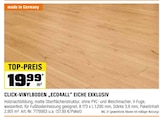 CLICK-VINYLBODEN „ECO4ALL“ EICHE EXKLUSIV Angebote bei OBI Düren für 19,99 €