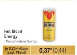 Energy Angebote von Hot Blood bei Metro Dormagen für 0,44 €