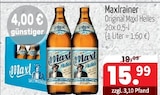 Original Maxl Helles bei Getränke Quelle WVG im Prospekt "" für 15,99 €