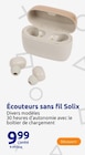 Écouteurs sans fil - Solix en promo chez Action Suresnes à 9,99 €