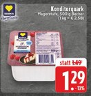 Konditorquark Magerstufe im Angebot bei E center in Herne Konditorquark Magerstufe Angebote von EDEKA Herzstücke bei E center Herne für 1,29 €