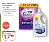 Waschmittel Pulver Angebote von Lenor bei GLOBUS Halle für 17,99 €