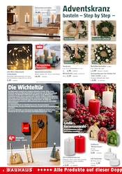 Aktueller BAUHAUS Prospekt mit Adventsgesteck, "Wenn's gut werden muss", Seite 6