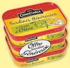 Sardines généreuses à l'huile d'olive - Connétable en promo chez Super U Saint-Médard-en-Jalles à 3,00 €