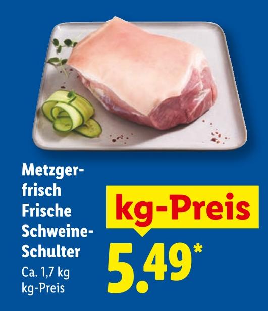 Metzger-frisch Frische Schweine-Schulter