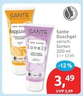 Aroma Duschgel von SANTE im aktuellen budni Prospekt