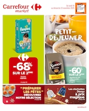 Catalogue Supermarchés Carrefour Market en cours à Arcomie et alentours, "PETIT-DÉJEUNER", 64 pages, 10/11/2025 - 23/11/2025