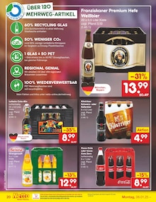 Coca Cola im Netto Marken-Discount Prospekt "Aktuelle Angebote" mit 61 Seiten (Erlangen)