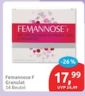 Femannose F Granulat für 17,99 € bei budni im Angebot Femannose F Granulat im aktuellen budni Prospekt