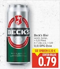 Bier von Beck's für 0,79 € bei E center im Angebot Bier von Beck's im aktuellen E center Prospekt