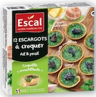 Escargots à croquer - ESCAL en promo chez Super U Villeurbanne à 5,11 €