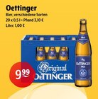 Bier Angebote von Oettinger bei Getränke Hoffmann Langenfeld für 9,99 €