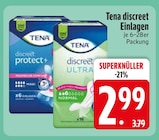 discreet protect+ Angebote von Tena bei EDEKA Kempten für 2,99 €