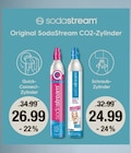 Original SodaStream CO2-Zylinder von sodastream im aktuellen V-Markt Prospekt für 24,99 €