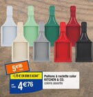 Poêlons à raclette color - KITCHEN & CO. en promo chez Migros France Annemasse à 4,76 €