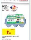 Intermarché Mont-prés-Chambord - Promo Oeufs frais plein air x6 Promo Oeufs frais plein air x6 à 1,59 € dans le catalogue Intermarché à Mont-prés-Chambord